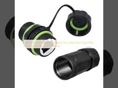 M20 RJ45 водонепроницаемый соединитель Цинковая сплавная панель типа IP68 водонепроницаемый сетевой соединитель