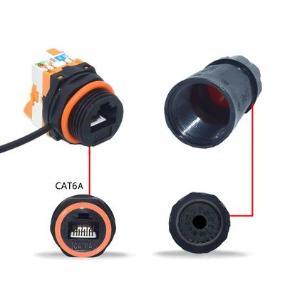 Купить Компактный водонепроницаемый сетевой разъединитель RJ45 IP68 для экономии места online manufacture