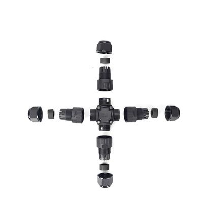 Купить водонепроницаемый M20 с винтовым разъемом 1-3 порта IP67 для распределения энергии и сигнала с материалом PA66 и диаметром провода 0,5mm2-2,5mm2 Производство в сети