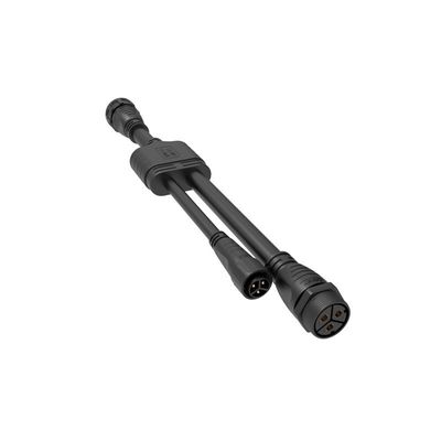 M16 IP68 водонепроницаемый мужской или женский разъем с номинальным током 15A и Y-типом с параллельной конструкцией для микроинверторов