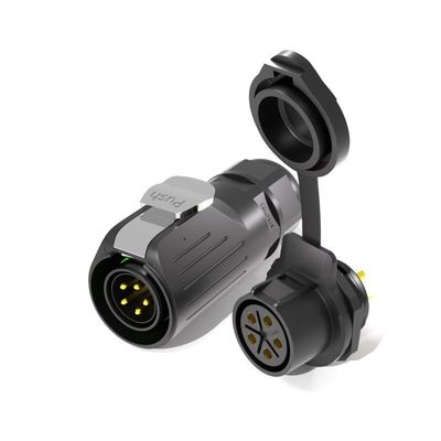 LP20 Push Plug 5 Core Waterproof Power Connector Lock Screw Welded Type IEC Standard (Пушечный розетка 5 ядра водонепроницаемый электросоединитель с блокировкой винтовки сварной тип Стандарт IEC)