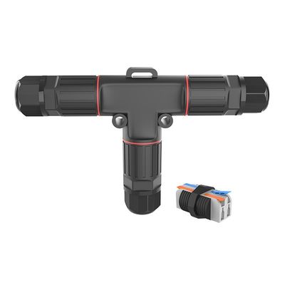 Внешний водонепроницаемый 3 ядра подключатель данных M20 Quick Card Press Quick Connector