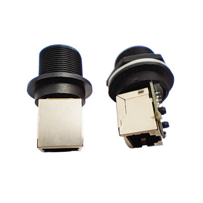 M20 Сигнал RJ45 водонепроницаемый соединитель 1.5A Максимальный номинальный ток 125V Рабочее напряжение