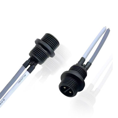 Коннектор с блокировкой M12 для монтажа панели 400 В водонепроницаемый коннектор задней панели с винтовой резьбой