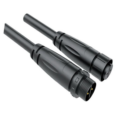 Водонепроницаемый разъем для мужчин и женщин с максимальным током 25A, напряжением изоляции 3 кВ и материалом PA66 Nylon